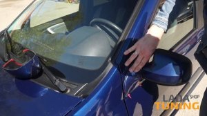 Установка накладок на зеркала Лада Ларгус.