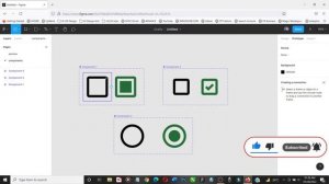 Figma Tutorials - Design Interactive Checkbox and Radio Buttons 2022