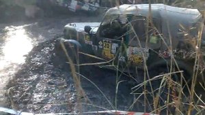 Прохождение болота ГАЗ 69 Песочин Триал 17.10.2015