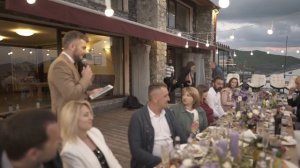 Божественно красивая Свадьба в Грузии! Душевный и стильный свадебный ужин в горах