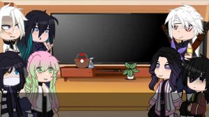 Hashira react to Tomioka Giyuu | Part 1 | Demon slayer - Gacha club | GCRV