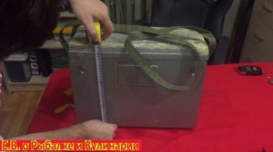 Советский, заводской ящик для зимней рыбалки.Надежный и легкий ящик для зимней рыбалки из СССР.