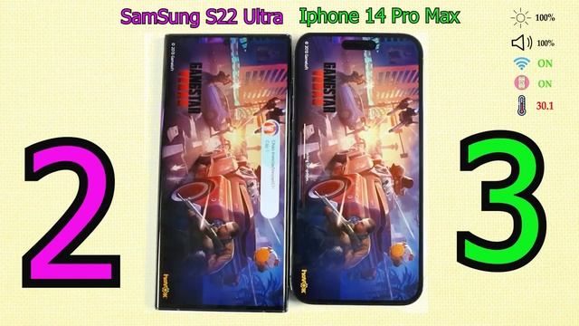 Iphone 14 Pro Max VS SamSung S22 Ultra - Performance Comparison смотреть онлайн