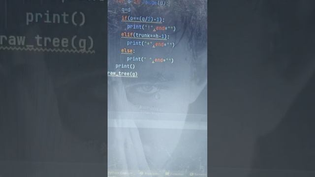 How to draw fractal tree? design using python.Code for ? shape design in python programming languag смотреть онлайн