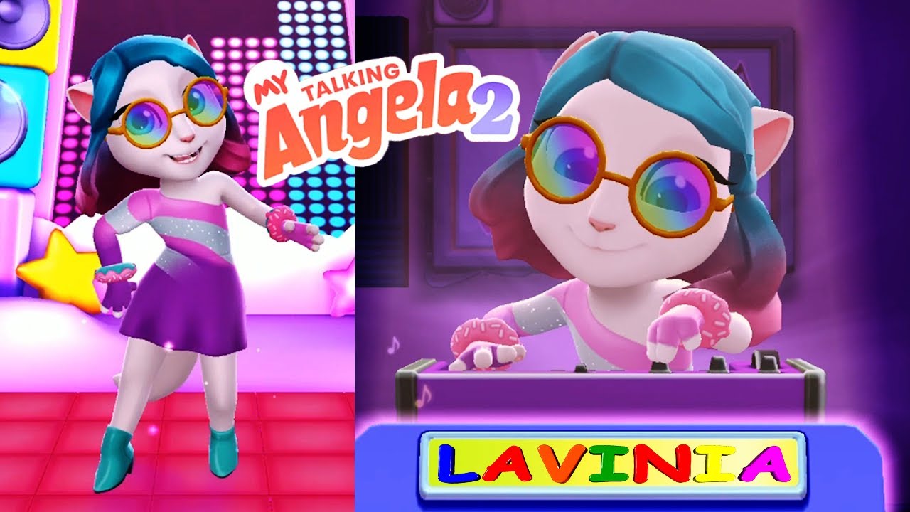 МОЯ ГОВОРЯЩАЯ АНДЖЕЛА 2 ПРИКОЛЫ ЛАВИНИЯ ? MY TALKING ANGELA LAVINIA ?