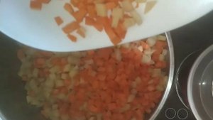 Простой диетиеский крем-суп пюре из картофеля и моркови. Лёгкий рецепт