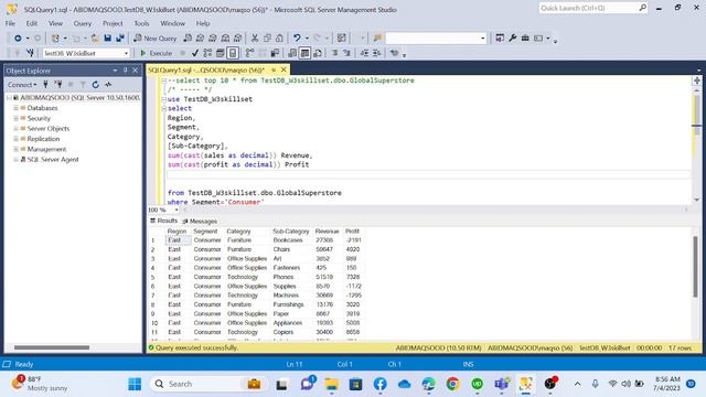 Complete SQL Server Training: Mastering the SELECT Statement and Filtering Data with WHERE Clause