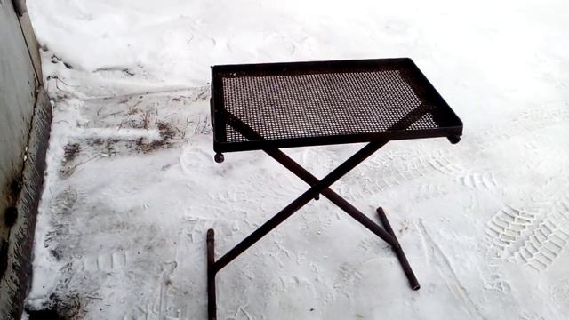 Мангал складной для путешествий своими руками. смотреть онлайн