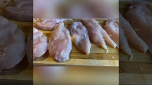 Ужин за 5 минут.Сыр фета с помидорами и курицей в духовке.