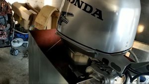 Honda BF30 гидроподъем 2011