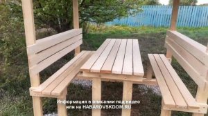 Беседка 2х2 метра из дерева для дачи. Садовая беседка с доставкой. Комплект для сборки беседки.