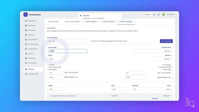 How To Create Invoices In Different Languages смотреть онлайн