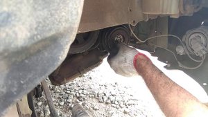 Установка шкива компрессора кондиционера 2 NZ FE.