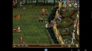 Играем в Герои 3 на планшете Андроид за новый город Фабрика Heroes 3 на Android за Фабрику серия 13