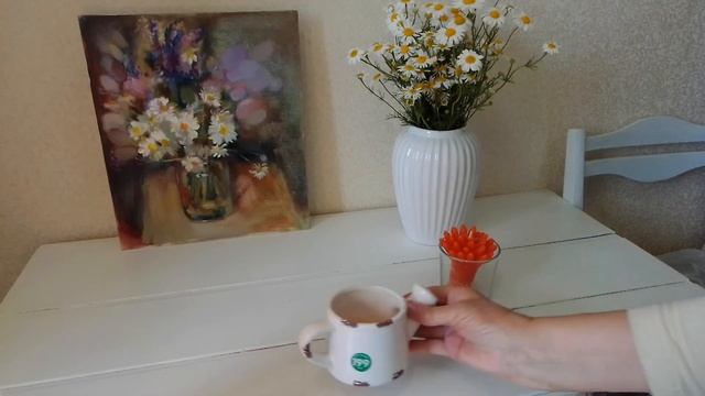 Покупки из FIX PRICE. Изумрудная ваза - бутыль, леечка- кашпо, вкусный салат, акварельный букет. смотреть онлайн