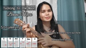 Talking To The Moon - Bruno Mars | Ukulele Tutorial-Cover