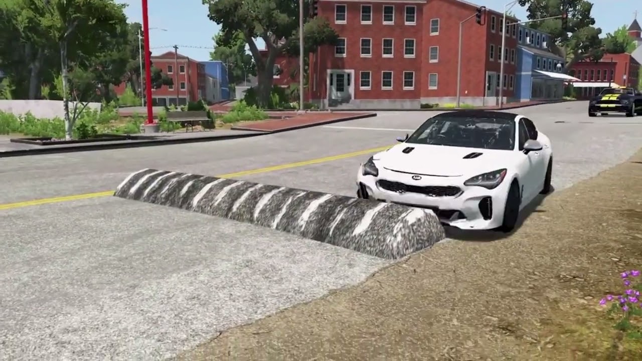 Автомобили против огромных лежачих полицейских # 2 смотреть онлайн