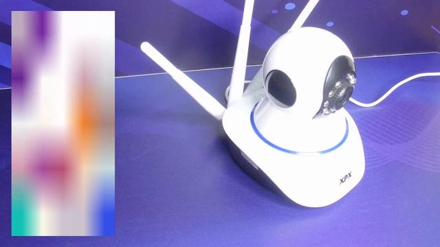 Беспроводная поворотная Wi-Fi IP камера XPX EA200SS инструкция и пример работы.