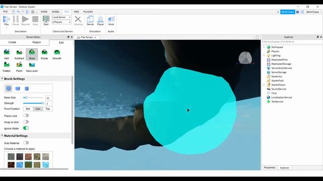 Как сделать горы и озера в Roblox смотреть онлайн