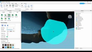 Как сделать горы и озера в Roblox