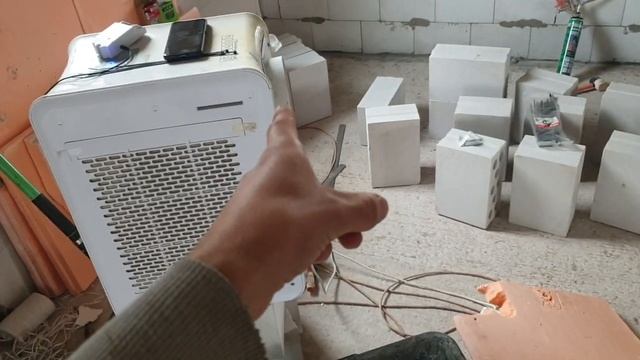 Осушение помещения мобильным кондиционером типовой проект НД-112