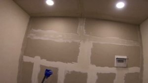 потолок из гипсокартона. потолок в котельной. своими руками