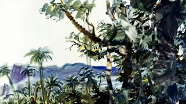 Затерянный мир. Диафильм со звуком для детей смотреть онлайн