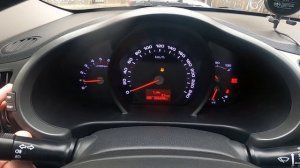 How to Find and Reset Average Speed Info in Kia Sportage III ( 2010 – 2016 )
