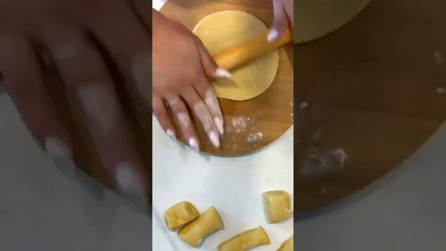 Самса с тыквой. Вкусная, хрустящая самса.Рецепт на канале.