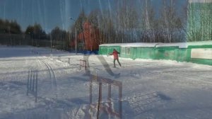 Зимняя прогулка на лыжах 19-01-2019