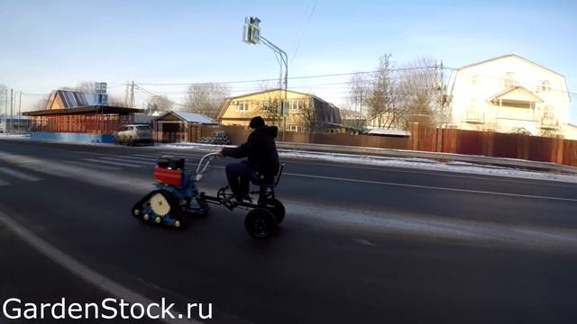 Вот это МОНСТР!!!! Мотоблок на гусеничном ходу! SUPER TRACTOR!