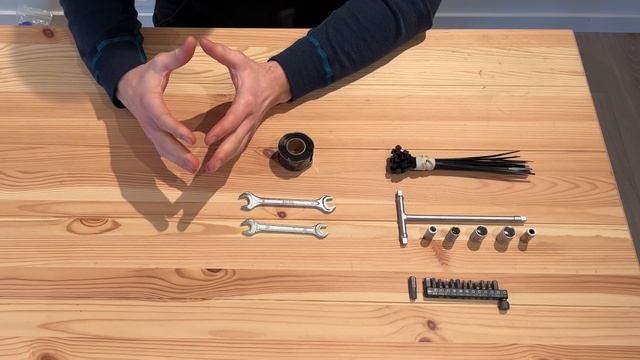 Lightweight Adventure Motorcycle Toolkit