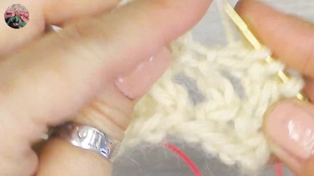 DIY Узор спицами Сетка. Два варианта