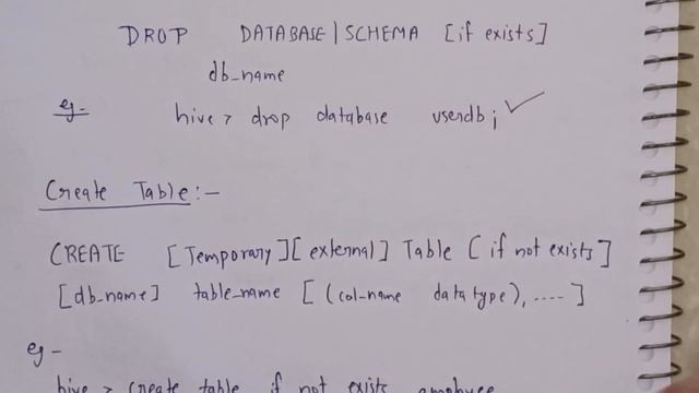 Creating and managing databases and tables in Hive | Big Data Analytics | Lec-25