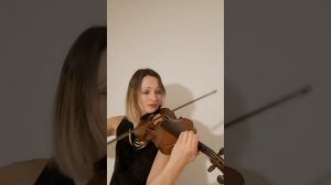 I. S. Bach Gigue from Partita d-moll for violin solo (Anna Denisova - violin)