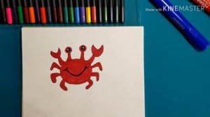 Как нарисовать краба