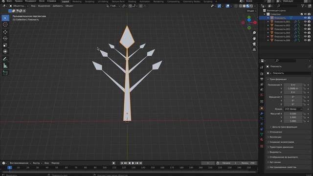КАК СДЕЛАТЬ СНЕЖИНКУ в 3D. Blender