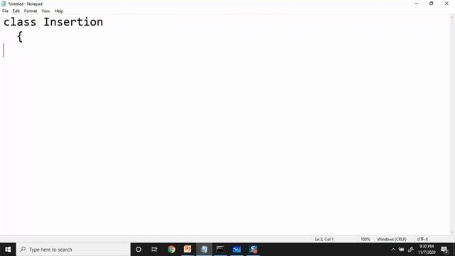 #18 Java Tutorial For Beginners in hindi | Insertion Sort in Java | Insertion Sorting