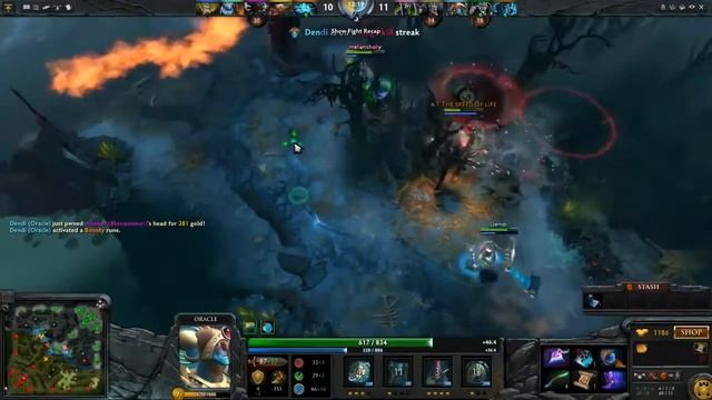 Dota 2 Video Dendi Oracle Pro смотреть онлайн