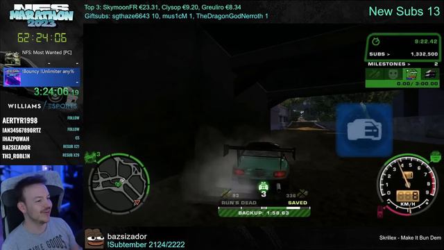 NFS Most Wanted Pepega with BOUNCY Physics and UNLIMITED Cops! | KuruHS смотреть онлайн