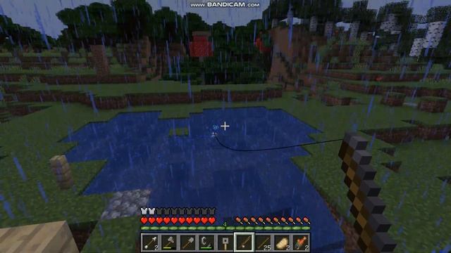 Как сделать удочку и ловить рыбу в майнкрафт смотреть онлайн