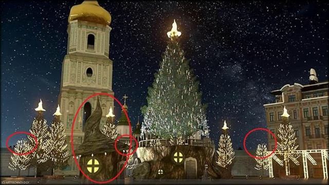 Гори,гори ясно Главному символу зимних праздников в западном мире елке достается больше всех. смотреть онлайн