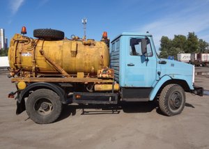 Илососная машина КО510 на базе ЗИЛ 433362, 2006 г.в. (подробное видео)