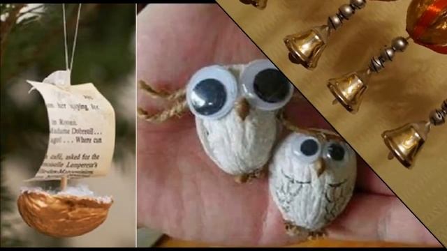 Поделки с детьми из скорлупы грецкого ореха