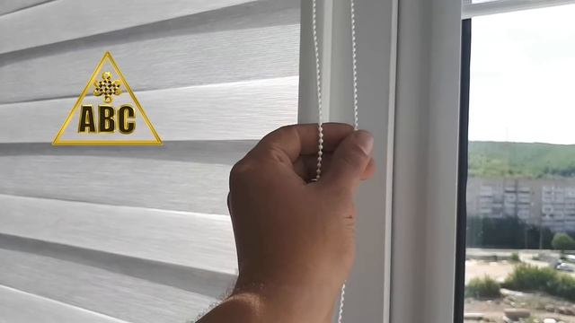 Монтаж рулонных штор Зебра Уни-2 на скотч без сверления окон | АВС смотреть онлайн