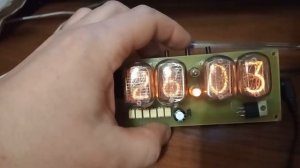 Простые часы на ИН-12 (ГРИ) ч.3 работа