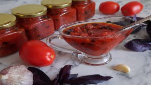 Заготовки на зиму. БАЗИЛИКОВЫЙ СОУС простой и непревзойденный.
