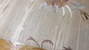 Реставрация старых столов из дуба и шпона. Часть 1: Очень странное сочетание.