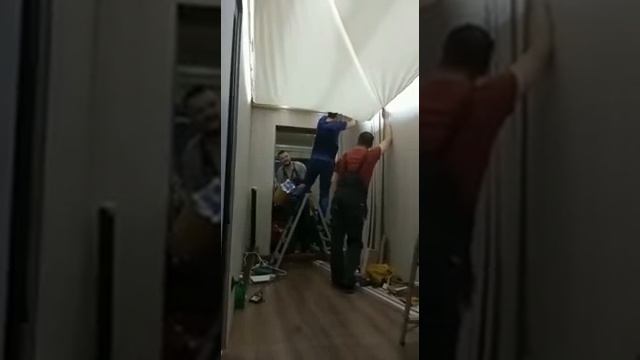 натяжка потолка смотреть онлайн