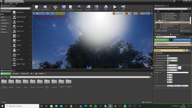How To Create God Rays / Sun rays - Unreal Engine 4 Tutorial смотреть онлайн